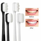 4x Nano Ultra fine Toothbrush Soft Bristles Oral Care Clean For Adult Children
