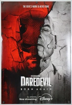 Daredevil Born Again original DS movie poster 27x40 US Final Daredevil Kingpin
