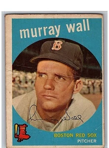 1959 Topps Baseball Card Single - # 42 Murray Wall - Imagen 1 de 2