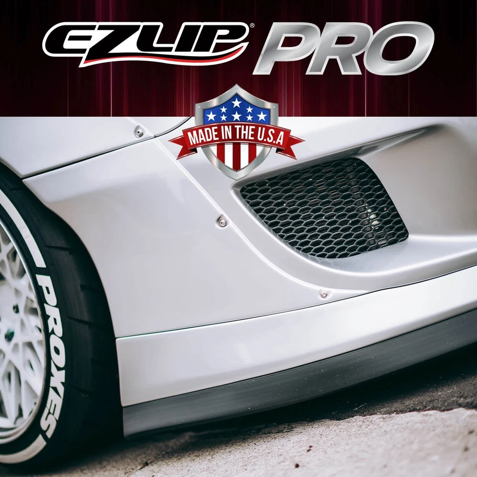 EZ Lip Front Splitter PRO 2-inch Spoiler Air Dam Trim Body Kit Cadillac Lincoln - Image 1 of 4