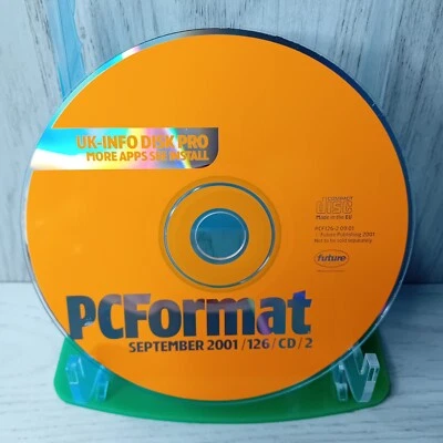 PC FORMAT DEMO 126 SEP 2001 DISC 2 PC CD ROM - RARE RETRO SOFTWARE - Image 1 of 3