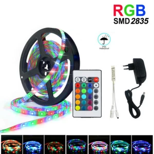 5M-20M LED Strip Light 2835 SMD RGB 60Leds/m Waterproof WIFI IR Controller 12V - Picture 1 of 6