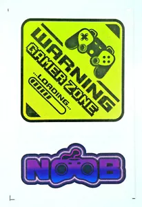 Gamer Zone Collectible Game On Vending Sticker #1 of 12 Gaming Noob - Bild 1 von 2