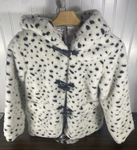 VTG 102 Dalmatians Faux Fur Jacket Disney Store Size Med - Picture 1 of 10