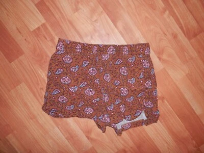 Pantalones Cortos Madewell Mujer Talla XS Cintura Elástica Estampado Floral Boho Sueltos Bolsillo 4633 Foto 1 de 4