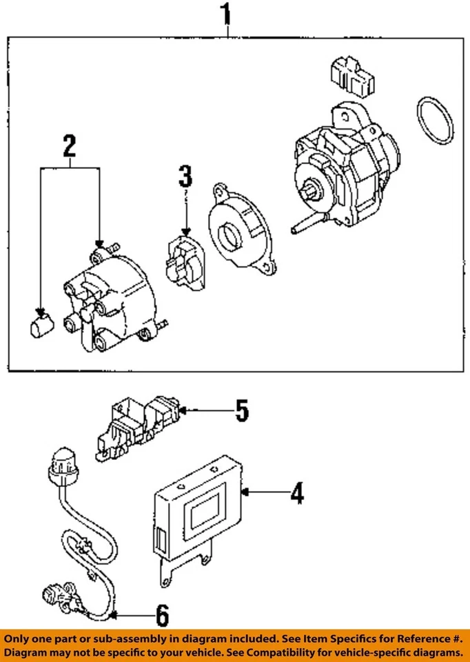 Used Engine Control Module (ECM) fits: 1997 Mitsubishi Mirage Electronic Control — 第 1/2 张图片