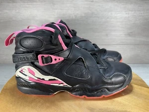 Air Jordan 8 Retro GS Pinksicle Negro Rosa 2020 580528-006 Nike Talla 4Y - Imagen 1 de 10