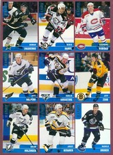 1999-00 BAP BE A PLAYER MEMORABILIA ROOKIE NHL HOCKEY CARD 301 TO 400 SEE LIST