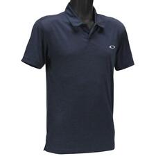 Oakley Galaxy Polo Mens Size S Small Fathom Blue Navy Hydrolix Golf Tee Shirt