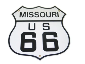 Corvette Highway Route 66 Sign - Missouri 12" Diecut - Picture 1 of 1