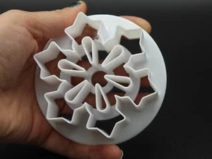 Snowflake Cookie, Fondant, Playdough Cutter - Picture 1 of 5