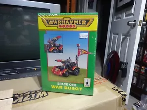 WARHAMMER 40K, ORK WAR BUGGY, SPACE ORK, OOP GREEN BOX SEALED!!! - Picture 1 of 4