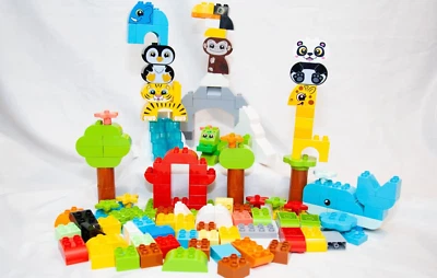 LEGO DUPLO 10934 Classic Creative Animals Imaginative 175+ pcs INCOMPLETE NO BOX - Image 1 of 4