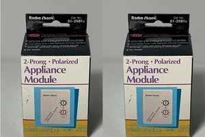 Radio Shack 61-2681B 2-Prong Polarized Appliance Module (2 Modules) - Picture 1 of 4