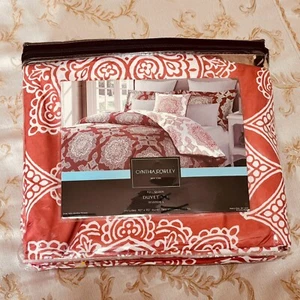 CYNTHIA ROWLEY ... Reversible Bohemian Full Queen Duvet Cover … NEW - Picture 1 of 6