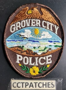 GROVER CITY, CALIFORNIA POLICE SHOULDER PATCH CA - Picture 1 of 2