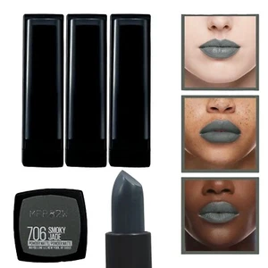 3 Pack Maybelline Color Sensational Powder Matte Lipstick 706 Smoky Jade - Picture 1 of 12