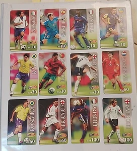 Vintage Used maxis prepaid card world cup players 12pcs - Picture 1 of 4