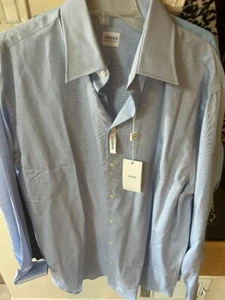 Armani Collezioni Shirt Mens Large L Cotton Collared NWT - Picture 1 of 5