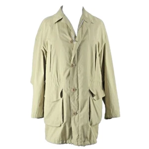 Sanyo Blinker Gr. LY erbsengrün Reißverschluss Knopfleiste Kapuze Windbreaker Jacke - Bild 1 von 10