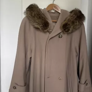 Petite Mademoiselle Mantel mit Wolle Und Cashmere, Gr. 42, beige - Bild 1 von 7