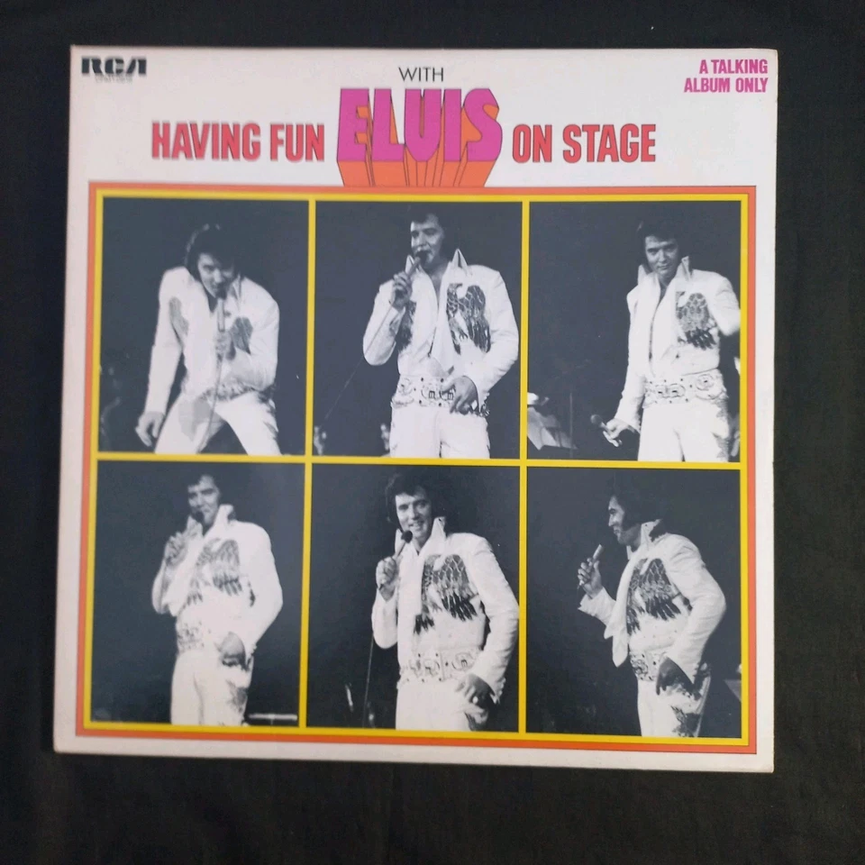 ELVIS PRESLEY Having Fun With Elvis On Stage Vinyl Record LP US.  RCA  MONO  - Image 1 of 4