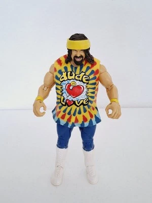 Jakks WWE Classic Superstars Series 2 Dude Love Yellow Wristband Figure Complete - Image 1 of 4