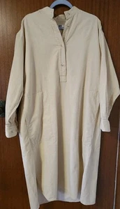Uniqlo womens cord shirt dress size M - Picture 1 of 3
