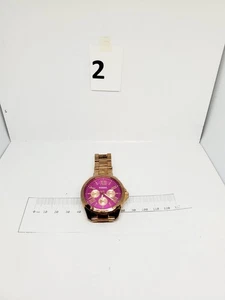 FOSSIL Cecile Multifunktion rosa Zifferblatt roségoldfarbene Damenuhr AM4549 - Bild 1 von 6