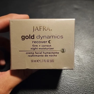 JAFRA Gold Dynamics Recover Firm + Correct Night Moisturizer 3 1.7 oz New Sealed - Image 1 of 4