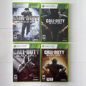 Call of Duty: World at War y Call of Duty Black Ops (1-3) (Xbox 360) probado en caja original - Imagen 1 de 22
