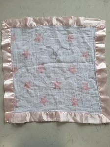 Coperta bambino Aden & Anais marrone rosa bordo bordo raso stelle musina sicurezza - Foto 1 di 6