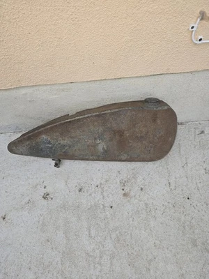 Tanque de gasolina derecho OEM 1926-1929 B A C Single DL Pea Shooter Harley JD Springer R360 Foto 1 de 4