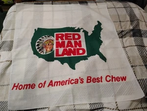 Red Man Land Chew Bandana Taschentuch Vintage  - Bild 1 von 4