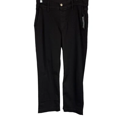 Denim & Co. Petite Stretch Denim Straight Leg Trouser Jean Dark Wash 10P Size - Image 1 of 2