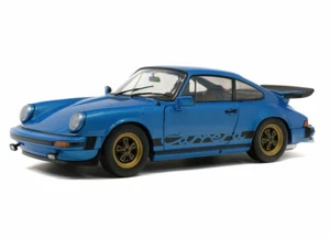 SOLIDO 1:18 AUTO DIE CAST PORSCHE 911 CARRERA 3.0 COUPE 1984 BLU ART S1802601 - Picture 1 of 1