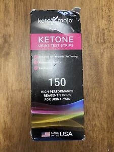 Keto-Mojo Ketone Urine Test Strips (150) Sealed Keto Diet Reagent