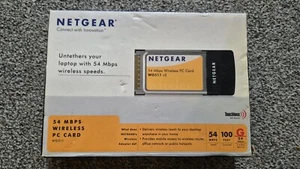 NETGEAR WG511 54MBPS WIRELESS PC CARD - NEW & SEALED - Picture 1 of 5