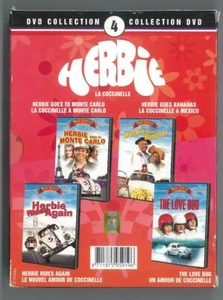 HERBIE LA COCCINELLE DVD COLLECTION 4 COLLECTION DVD OTTIMO USATO - Imagen 1 de 3