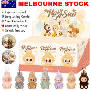 Pop Mart Labubu The Monsters Have a Seat Plush Pendant Keychain Blind Box of 6 - Picture 1 of 34