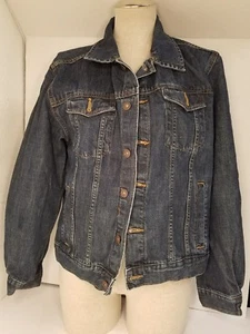 Wrangler Denim Jacket Button Up Excellent Condition! Juniors FREE SHIPPING - Picture 1 of 6