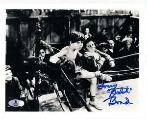Tommy Bond Butch Little Rascals signed 8x10 B&W photo BAS Beckett Authentic - Picture 1 of 2