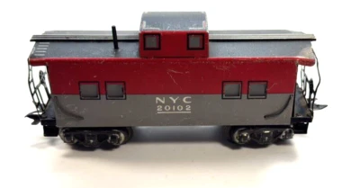 Vintage Marx New York Central 20102 7" Metal Caboose - Image 1 of 4