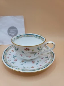 Noritake Tea Cup & Saucer Hana Sarasa 4409 Bone China - Picture 1 of 23