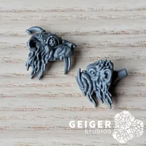 Warhammer AoS Skaven Bits | Skaventide Rat Ogor | Bare Cyborg Furry Head - Picture 1 of 1