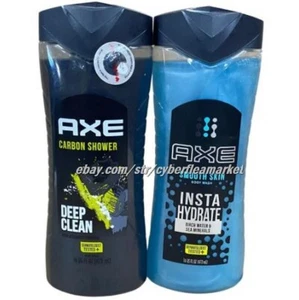 2er Pack Axe Carbon Dusche Tiefenreinigung Aktivkohle Duschgel 16oz oder AUSWAHL - Bild 1 von 13