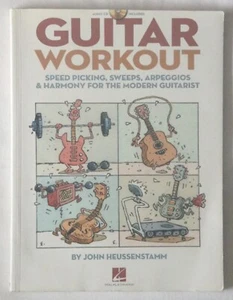 John Heussenstamm - Guitar Workout with CD speed picking sweeps arpeggios + - Foto 1 di 1