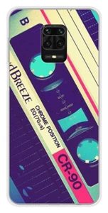 Coque en silicone imprimée compatible Xiaomi Redmi Note 9 Pro Cassette Vintage - Picture 1 of 3