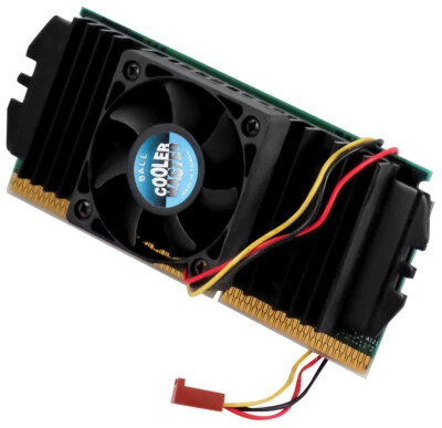 Processor CPU Intel Celeron SL2WN 333MHz Slot 1 With Cooling Fan - Image 1 of 2