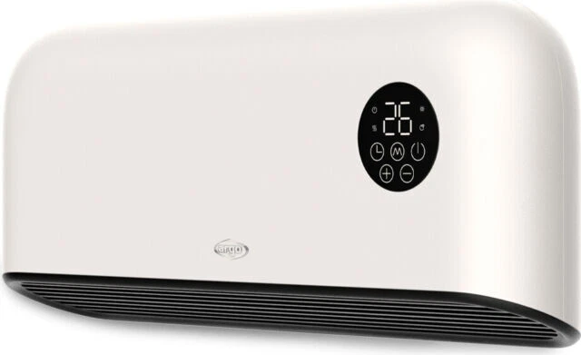 Argo Willis 2000W Termoventilatore Ceramico Digitale a Parete - Bianco